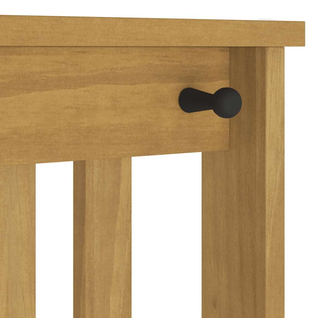 Wieszak na ubrania SANDNES z litego drewna sosnowego 45x40x159,5 cm z 3
