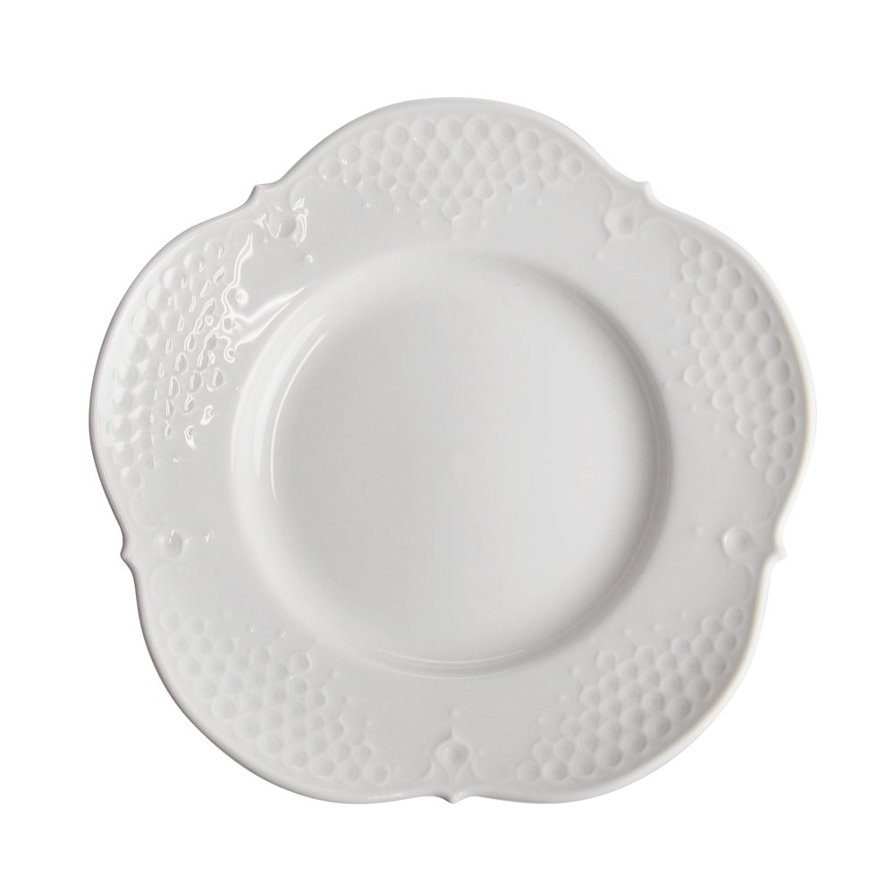 Amazon.co.jp: マイセン (Meissen) ホワイトレリーフ プレート 19cm