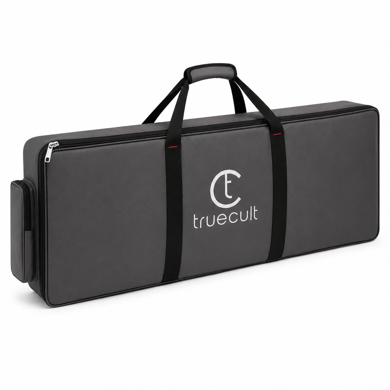 True Cult Polyester Keyboard Bag Compatible with 37 Keys Yamaha & Casio PSS-E30, PSS-F30 Digital Piano Keyboard, Premium Padded Carrying Case with Dustproof Cover, Adjustable Shoulder Strap, Black — Amazon image 11