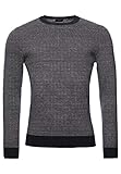 Superdry Herren Pullover mit Rundhalsausschnitt aus der Orange Label Kollektion Dunkel Anthrazit Vogelauge XL