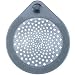 SlipX Solutions Gray Water Drop Hair Catcher Keeps Hair Out of Drains to Prevent Clogs (Fits Standard Drains, No Tools Required, 5" Diameter)