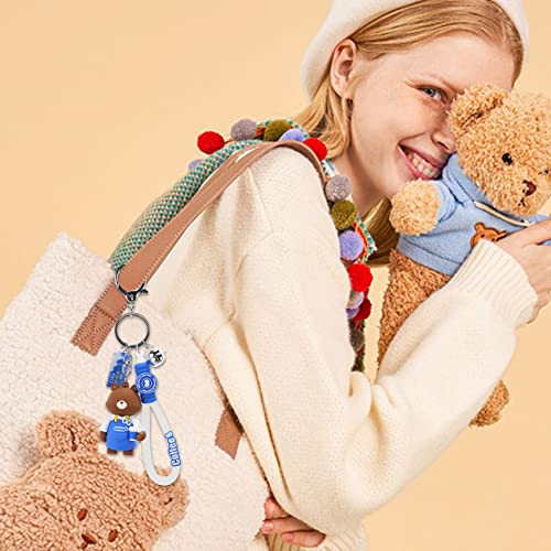 Honyjoom Kawaii Keychain Bear Keychain Cartoon Cute Keychains For Women Men Boyfriend Best Friend Car Backpack Charms #TOP5