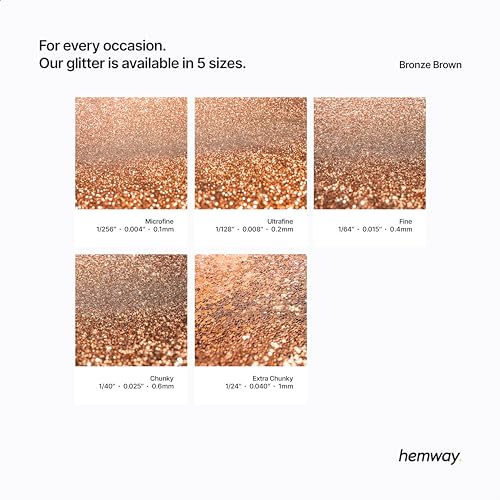 Hemway Auto Flake Glitter Additive for Paint 100g / 3.5oz Fine Bronze Metal Flake for Custom Auto Paint & Coatings, for Car, Motorbike, Truck, Vehicles, Automotives