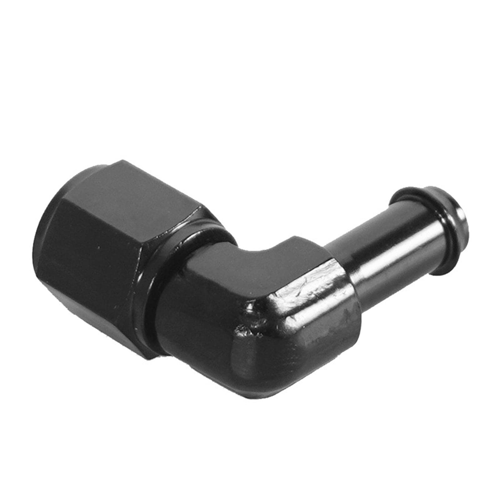 AN6 Alu-Fitting 90° – 9/16-18 UNF, Schwarz Eloxi Produktbild-Vorschau 6