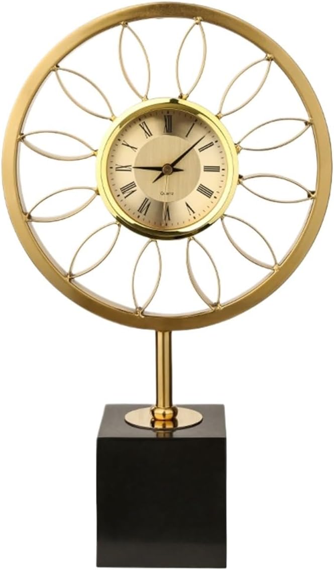 卓上時計 置き時計 リビングルーム モダンなテーブルクロック 機械式クリエイティブデスククロック 寝室 リビングルーム オフィス用