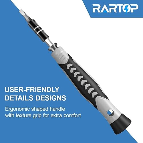 Miniatura 25 de Juego de destornilladores – Juego de puntas de destornillador de precisión 130 en 1, juego de puntas de destornillador ranuradas Phillips Torx