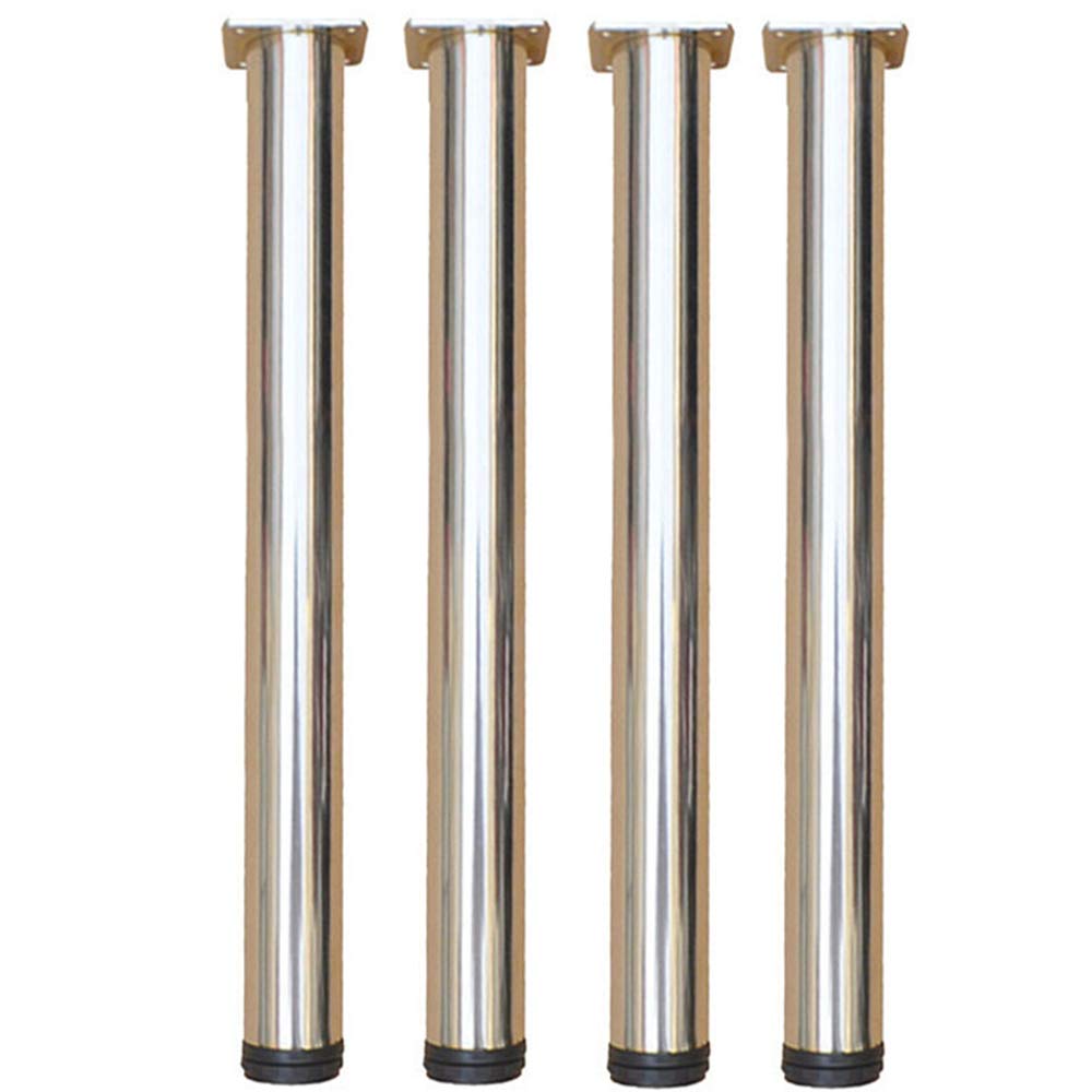 Gambe del Tavolo da Pranzo Piedini di Supporto per mobili in Acciaio Inox Piedini Regolabili per scrivania per Computer con Accessori di Montaggio