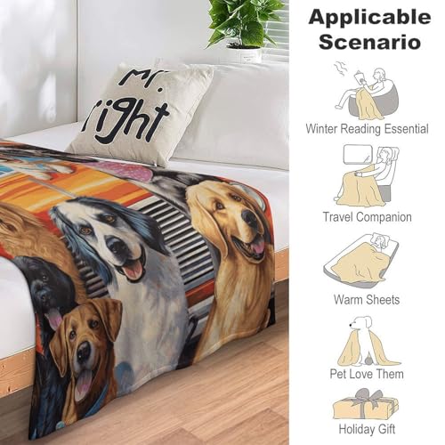 Couverture polaire pour chien idéale pour protéger le canapé le soir - 8