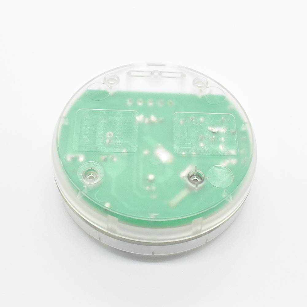 Fußdimmer 60-300W Transparent Rund Universal-Dimmer Schnur-Zwischendimmer Dimmer für Halogenlampen und Glühlampen 230V Mod. 1012T
