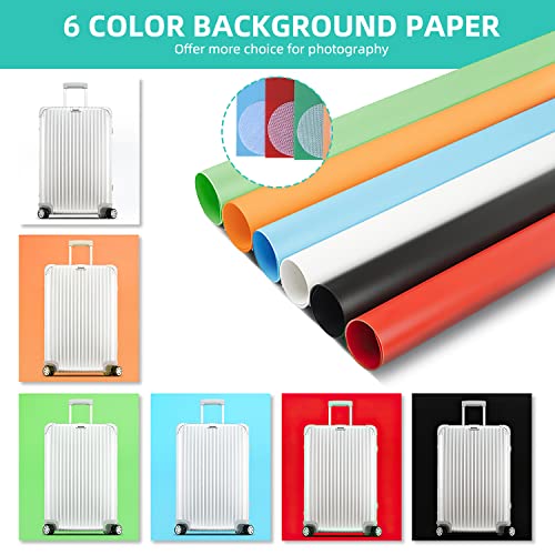 Photo Box, 8 Pcs Backdrops Travor Photo Light Box 24 X 24 Inch Dimmable Photography Lighting Shooting Tent Kit With 126 Pcs Led Lights, Portable Bag (White Black Red Blue Green Yellow) #TOP3