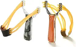 Estilingue Atiradeira Baladeira Profissional, Reforçado, 3x Mais Potente