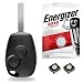 Coque Plip Clé Boitier pour Télécommande Renault Modus ➜ Clio 3 ➜ Kangoo ➜ Twingo ➜ Utilitaire Master + Pile CR2016 Energizer - Kit iRace Keys®