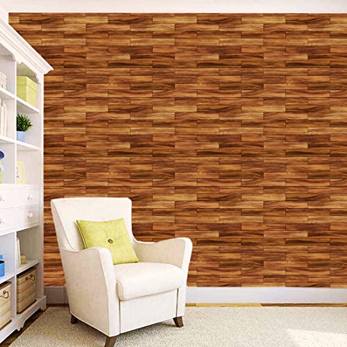 Image of Wallpaper for Walls Bedroom & Living Room Big Size (300x40) Cm Wallpaper Stickers for Home Decoration | Wall Stickers for Office | Wall Paper for Wall Decor Pack of - 1 (WoodenPatti)