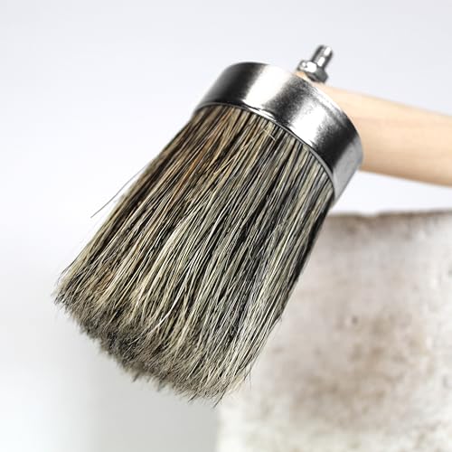 Faithfull Striker Pinsel mit großer Reichweite – 50 mm abgewinkelter Pinselkopf mit 60 cm langem Holzstiel für schwer erreichbare Stellen