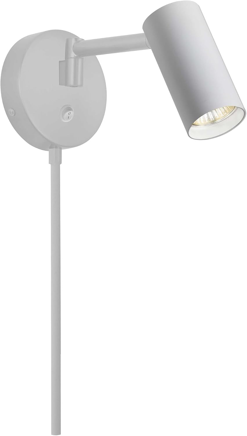 Stanly 1 Light Wall Swing Arm Spotlight - Matte White