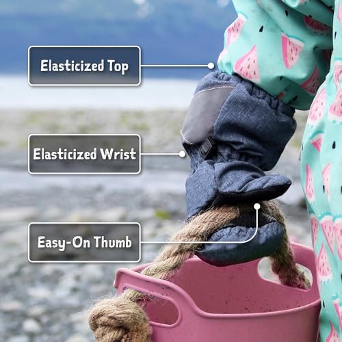 JAN & JUL Waterproof Rain Mittens for Babies and Toddlers2