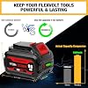Batería de repuesto DCB606 20V/60V 9.6Ah para batería Flex-volt Dewalt DCB609 DCB612 DCB615, compatible con herramientas inalámbricas y cargadores Dewalt 20V y 60V MAX DCB1106 DCB1112 DCB101 DCB115 DCB118 DCB1104 8