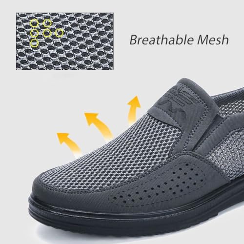 Mocasines de malla para hombre transpirables y ligeros para caminar con total comodidad 5