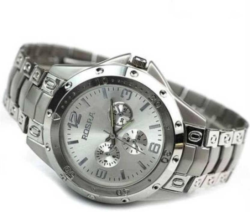 QALIBA Best Analog Watch for- Mens Analog Watch Latest Collection Silver dail Stain Less Steel (B0CHPK512X) Amazon Price History, Amazon Price Tracker