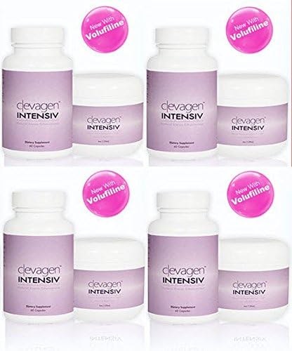 Clevagen INTENSIV - Natural Breast Enlargement System - Top Rated Formula + Free Shipping! 4 Month Supply