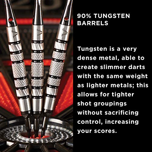 Viper Element 90% Tungsten Soft Tip Darts With Storage/Travel Case, Knurled, 18 Grams #TOP4