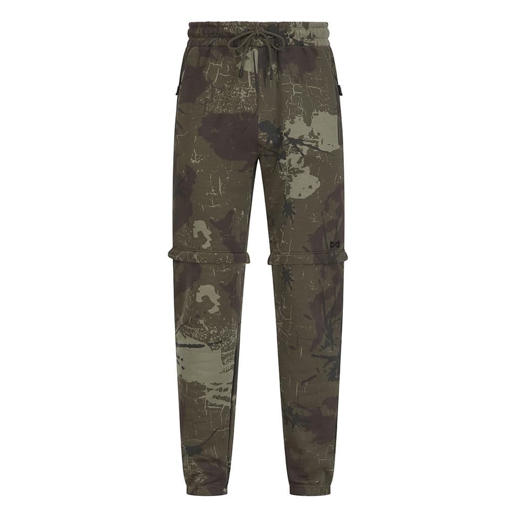 Navitas Unisex Camo Identity Zip Off Joggers - Carp Fishing Outdoor Camping Clothing (Uk, Alpha, 4XL, Regular, Regular, )
