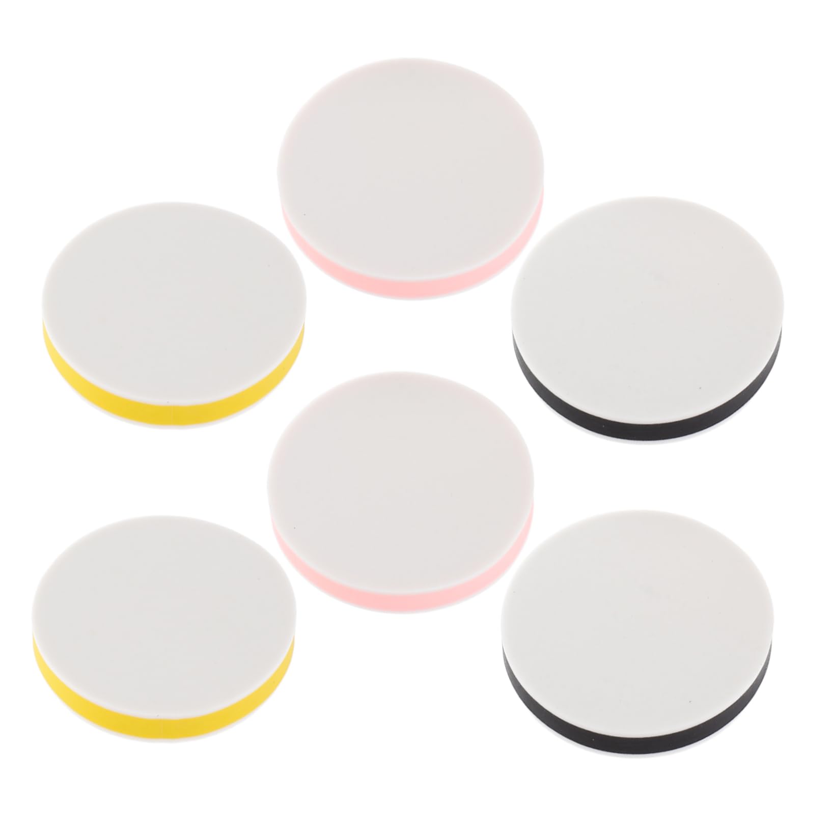 Gogogmee 6pcs Engraved Eraser Craft Carving Blocks Soft Rubber Carving Blocks for Stamp Making Printing for Ideal for Artists and Students