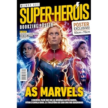 Capa do livro Superpôster Mundo dos Super-Heróis - As Marvels