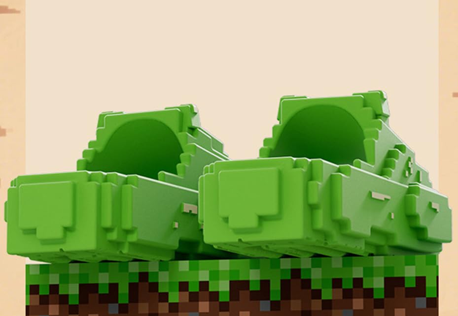 Building Block Bear Slippers for Women Men EVA Pixel Slides Stylish Non-slip House Shoes Sandals Indoor Outdoor3