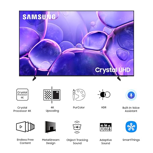 Image of Samsung 189 cm (75 inches) Crystal 4K Ultra HD Smart LED TV UA75UE85AFULXL (Black)
