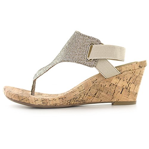 Image of WHITE MOUNTAIN Women's All Good Cork Wedge Sandal