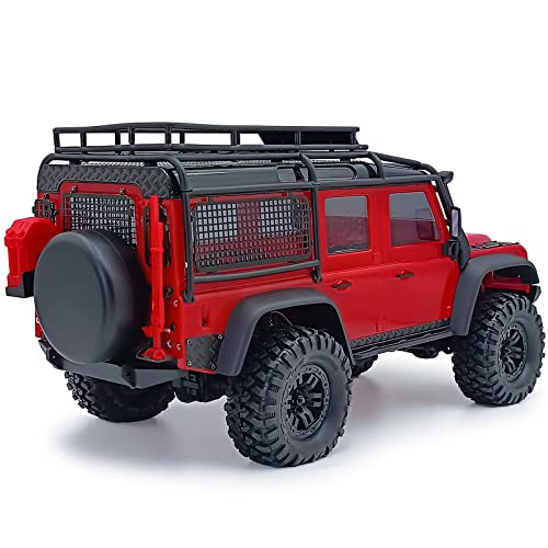 AXspeed RC Crawler Fenster Mesh Netz, Edelstahl Seite Hinten Schutzgitter für TRX4-M TRX4M Crawler Auto Upgrade