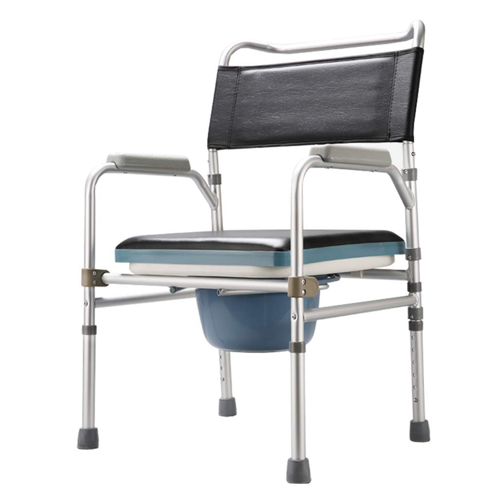 Buy Folding Lightweight Commode Chair with Padded Seat Medical