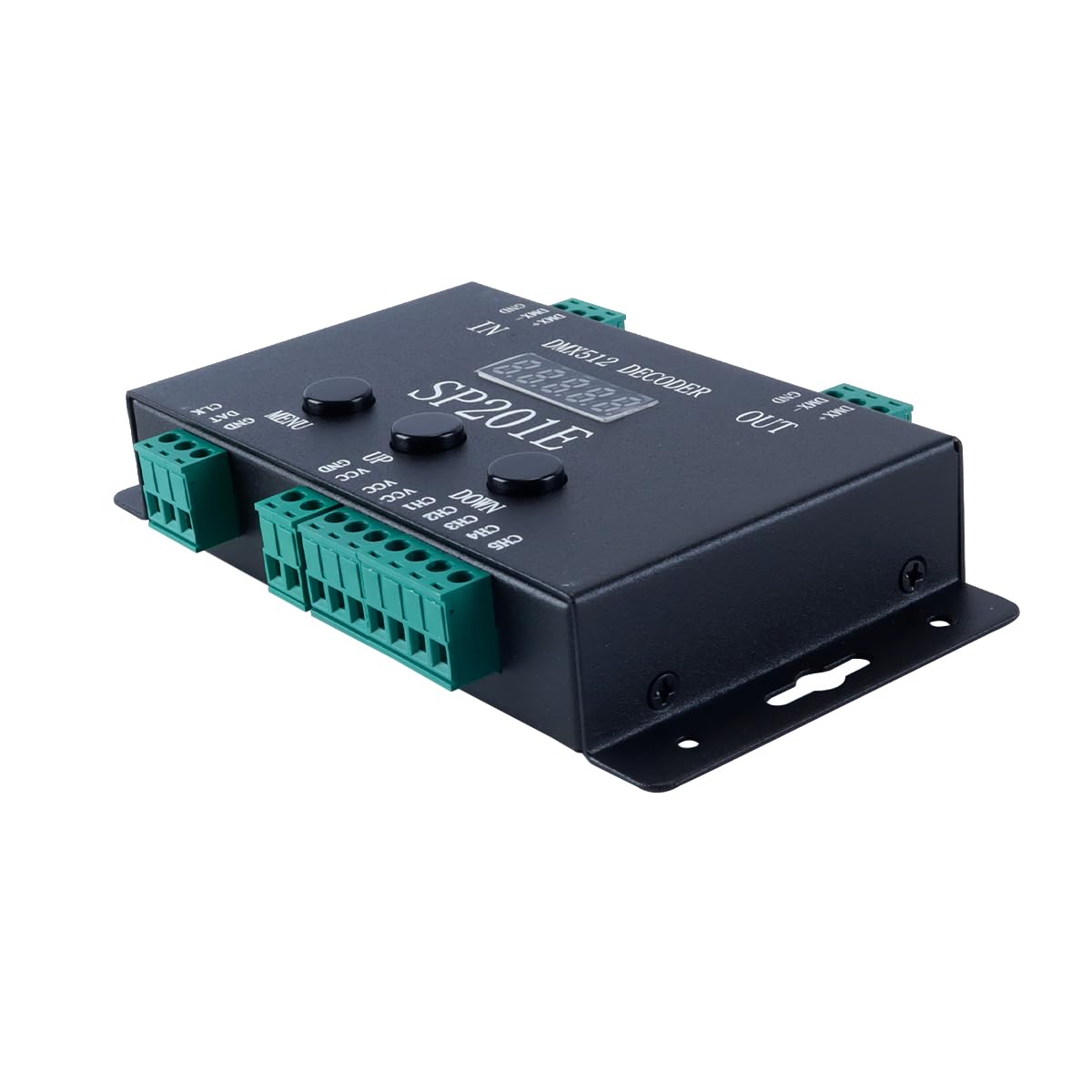 Decoder DMX512 e controller pixel SPI, supporta WS2811 WS2812B SK6812 APA102 LPD8806 UCS1903 RGBWW Strip, 1024 pixel, DC 5V-24V