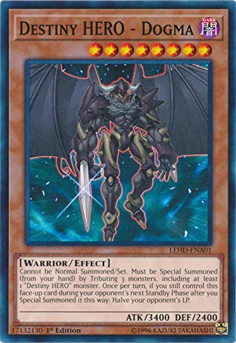 yugioh destiny hero deck profile Amazon.com: Yu-Gi-Oh! - Destiny Hero - Dogma - LEHD-ENA01 - Common - 1st  Edition - Legendary Hero Decks