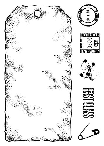 Woodware Francoise Collection - Sello mágico (10 x 13,5 cm), transparente