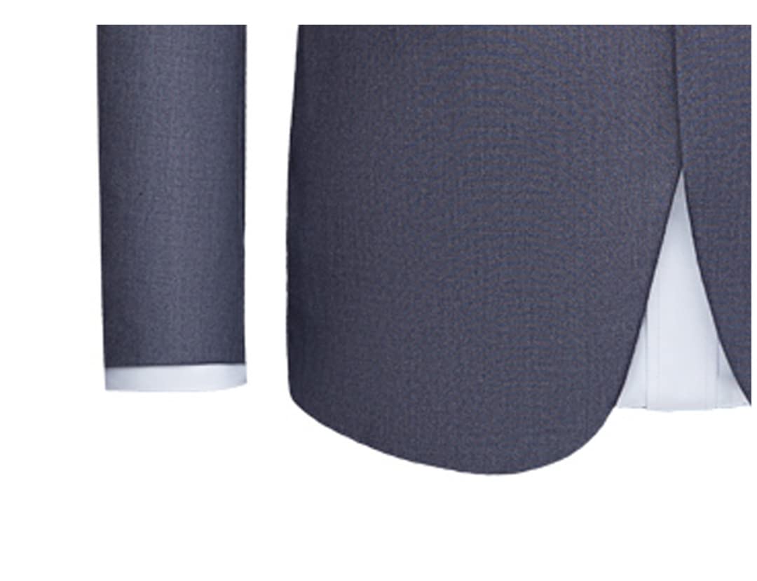 Męski garnitur slim fit, męski garnitur 2-częściowy zestaw, marynarka, kamizelka spodnie, męski garnitur smokingowy, 1 przycisk czarny, M