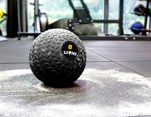 Lions Slam Ball - Heavy Duty Weights Medicine Ball Rubber Power Strength Training, Fitness Home Gym Exercise 5kg 8kg10kg 12kg 15kg (8kg, Tyere-Black) - Image 7