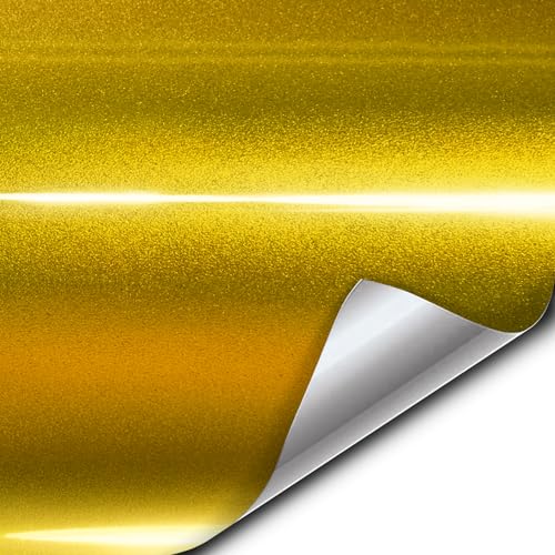 Image of VViViD XPO Gloss Metallic Gold Vinyl Car Wrap Film (10ft x 5ft)