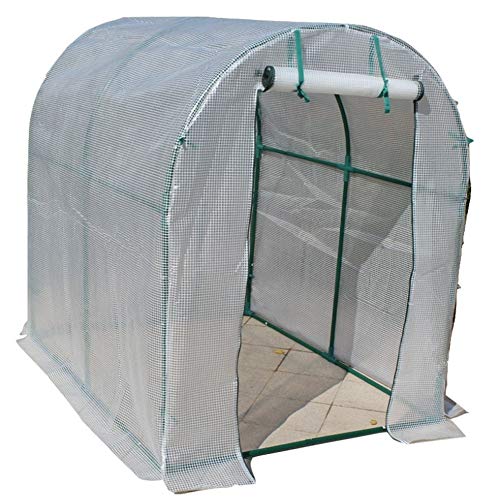 Preisvergleich Produktbild Gartengewächshaus mit Verstärktem Bezug und Rahmen, Growhouse mit Verstärktem Bezug, Tür für Obst und Gemüse, 100 X 100 X 120 cm / 150 X 120 X 150 cm (Size : 100x100x120cm)