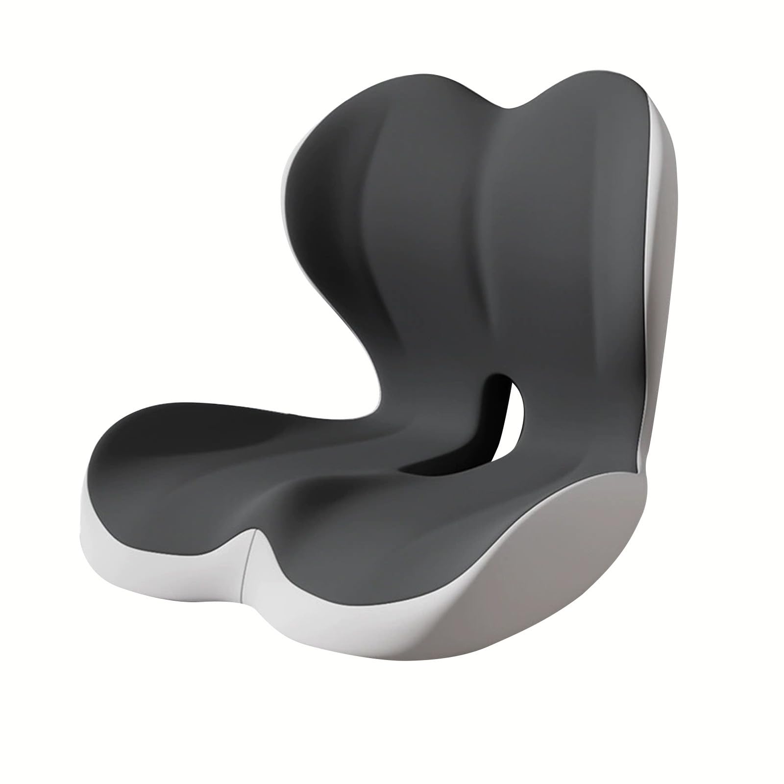 Cuscino ortopedico con schienale, cuscino ergonomico per sedia da ufficio e auto, cuscino per coccige in memory foam contro il mal di schiena, supporto lombare