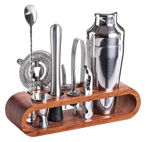 Set de Coctelera Bartender Kit Acero 10 Piezas miniatura 1