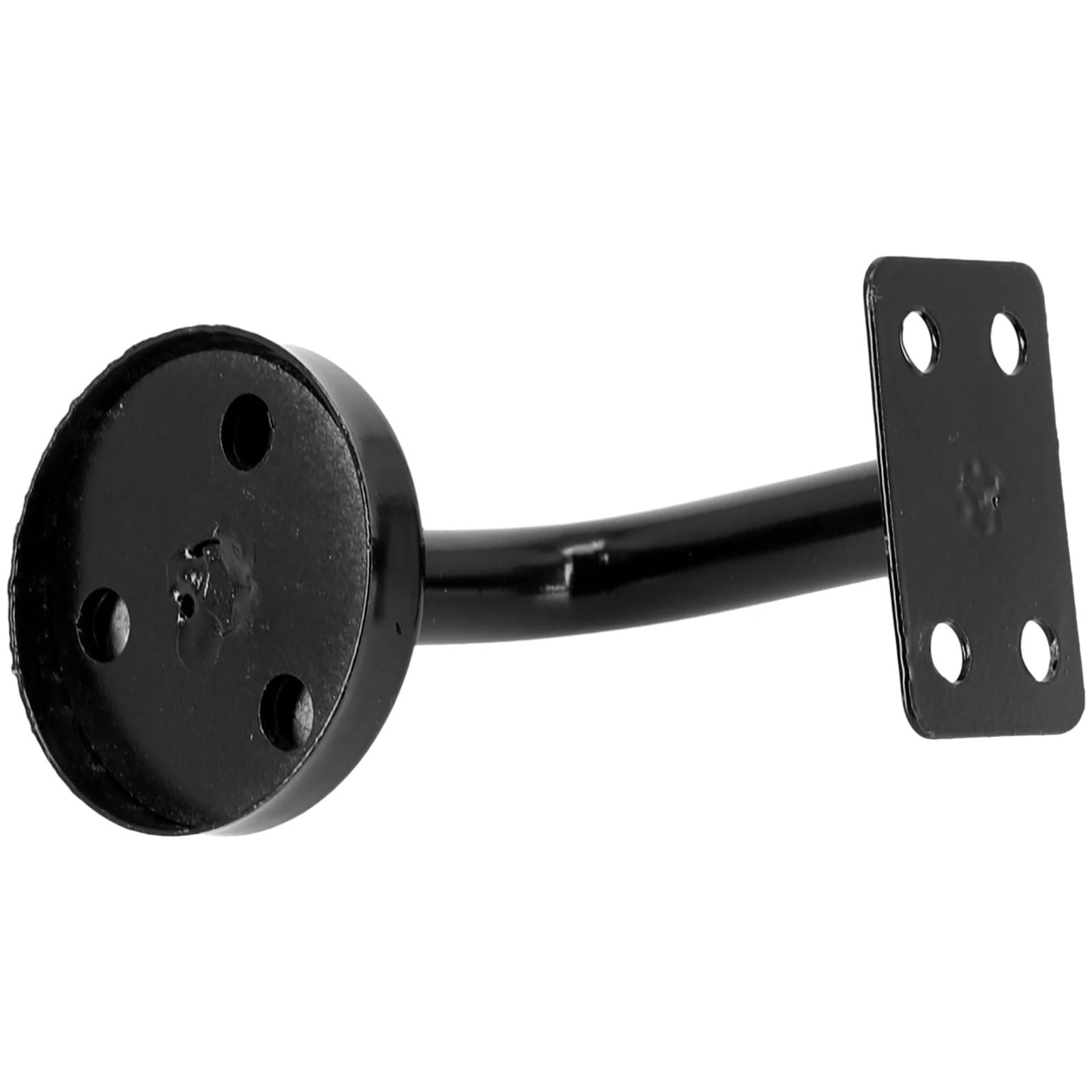 Banister Rail Brackets Stair Handrail Bracket Bannister Wall Support Hand Rail Balustrade Strong Seven Character Curved(60x80mm)