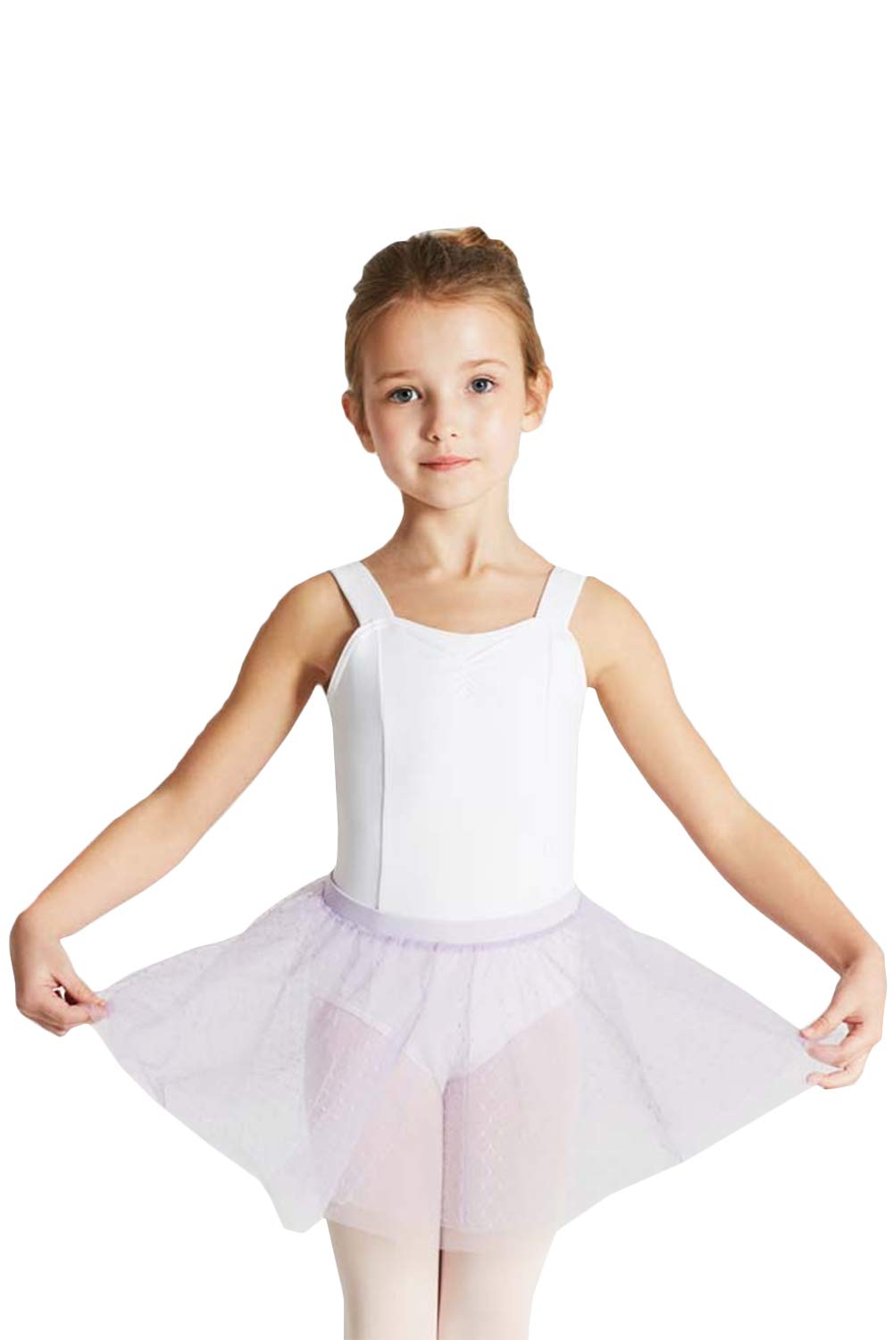 Capezio Women's 11312c Dble Layer Skirt, White, M UK