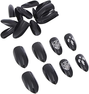 Beavorty 24 Peças De Unhas Falsas Personalizadas Unhas Falsas Engraçadas Femininas Unhas Falsas Femininas Unhas Postiças Manicure Unhas Postiças Adesivos De Unhas Femininas