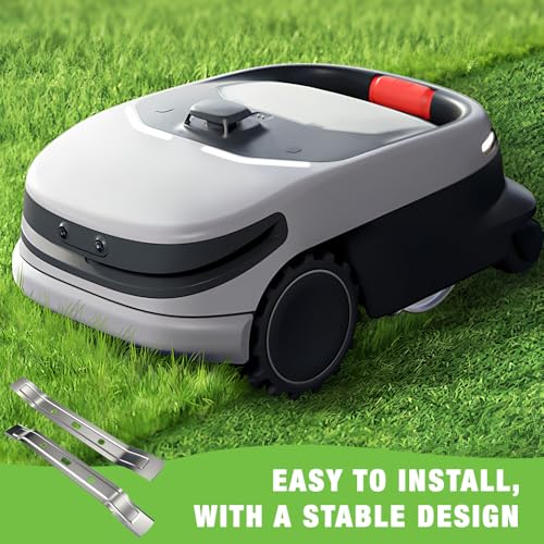 Mes voor robotmaaier, 2 stuks, 20 cm, maaimessen, reservemessen, compatibel robotmaaier, iMOW RMI 422, RMI422 P, RMI 422 PCRMI 522 (zilver) - Afbeelding 6