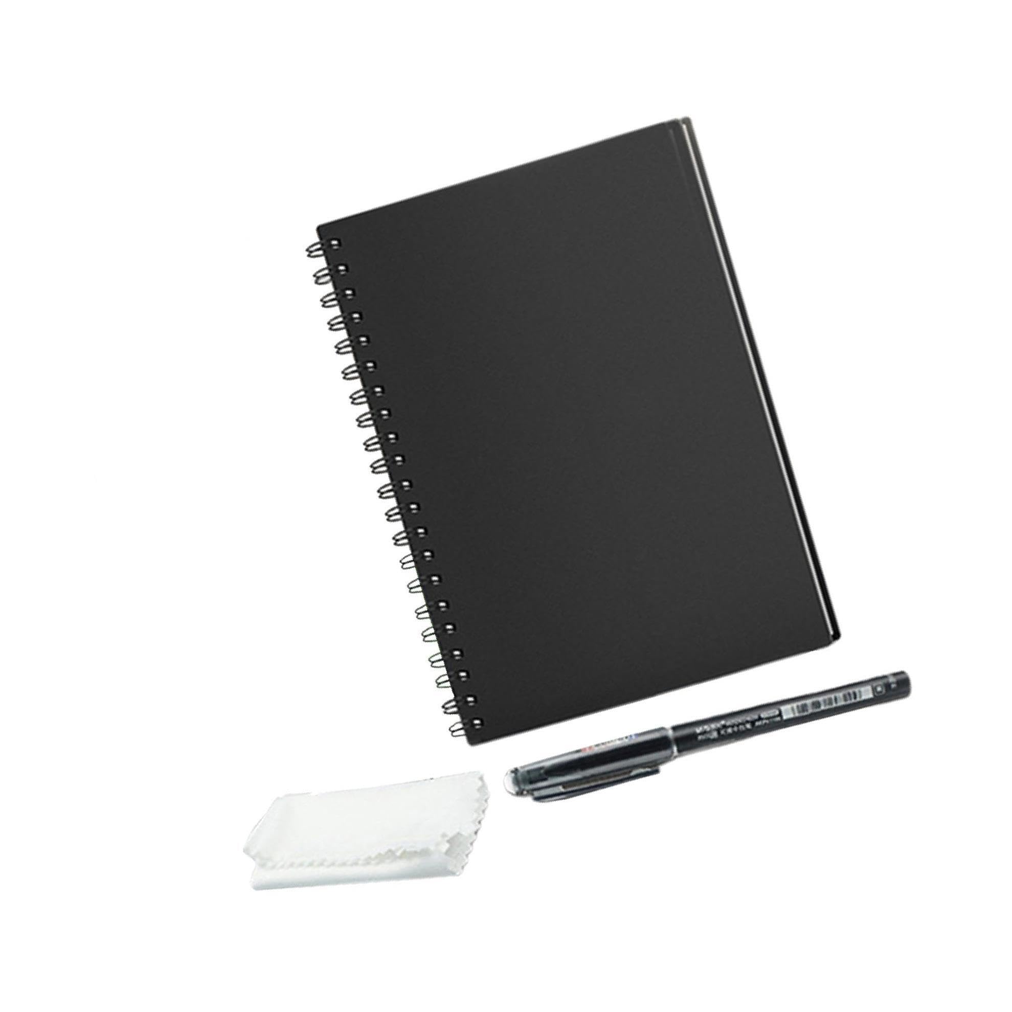 YIXANNX Practical Reusable Notebook Lined with Pen Erase Note Pad Journal School Drawing, A6