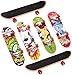 YIQI Mini Skateboard da Dito 6 Pezzi, Mini Skateboard Skate Boarding Giocattoli Giochi Sportivi Regalo per Bambini