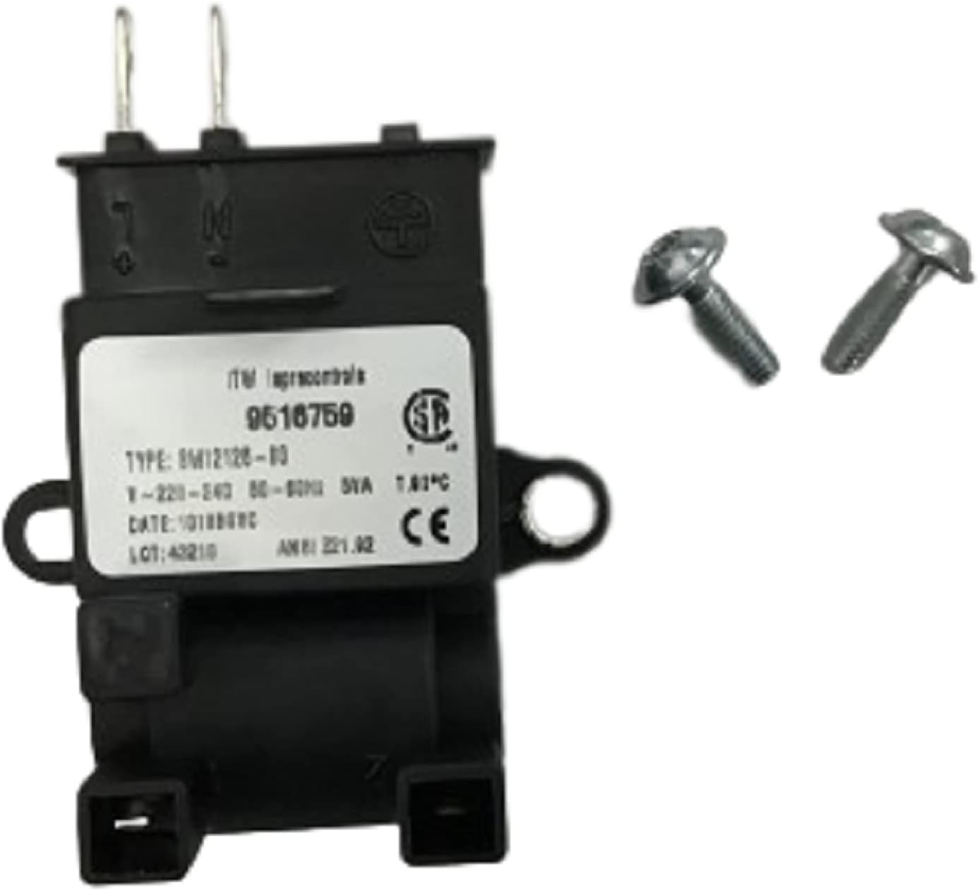 7827957 Ignition Transformer (BW12126-00) for Vitodens 200-W WB2B Series Boilers, Black