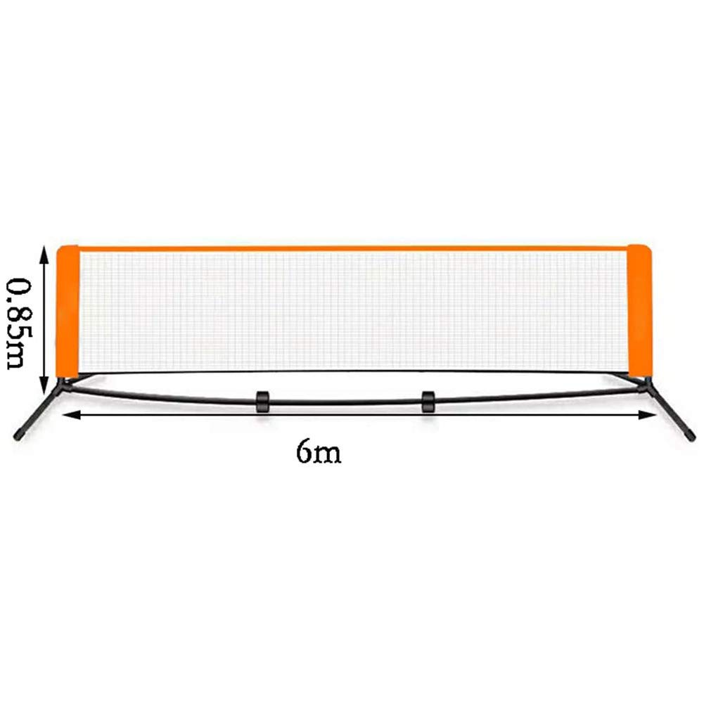 Rete combinata Multisport da 6 m Facile Installazione Reti da Tennis a Rete con Borsa per Il Trasporto Resistenza, Rete da Tennis Portatile, per Tennis o Badminton